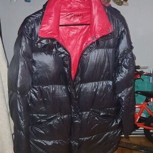 Michael Kors Black Jacket with Red Lining